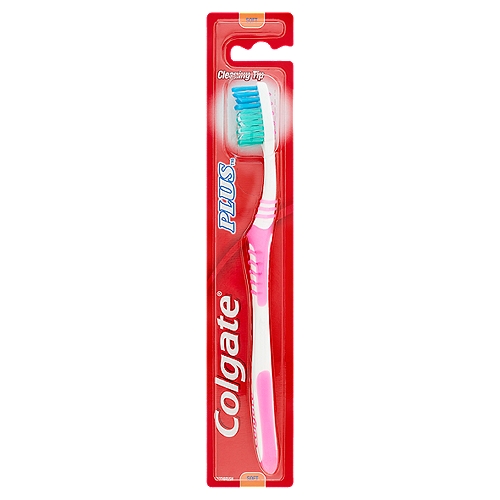Colgate Plus Cleaning Tip Soft Toothbrush