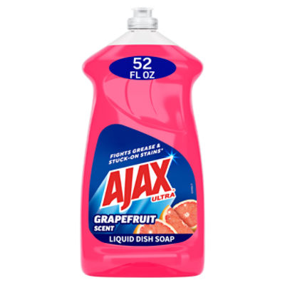 Ajax Ultra Grapefruit Scent Deep Cleaning Action Dish Liquid, 52 fl oz, 52 Fluid ounce
