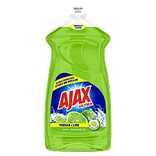 Ajax Dish Liquid - Lime W/ Bleach Alternative, 52 Fluid ounce