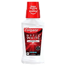 Colgate Optic White Icy Fresh Mint, Multi-Care Whitening Rinse, 8 Fluid ounce