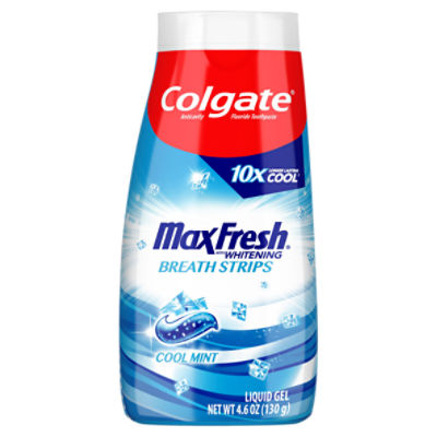 Colgate Max Fresh Liquid Gel 2-in-1 Toothpaste Gel and Mouthwash - 4.6 Ounce