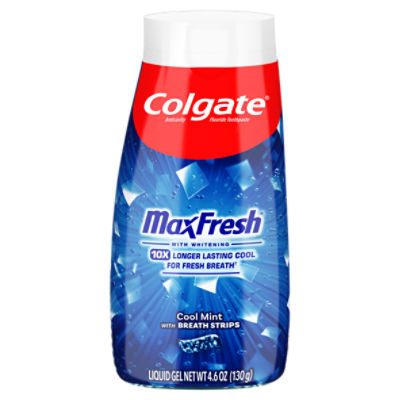 Colgate Max Fresh Cool Mint Liquid Gel Anticavity Fluoride Toothpaste