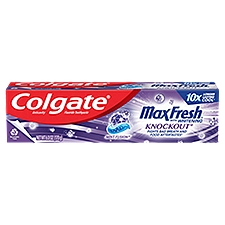 Colgate MaxFresh Toothpaste, Mint Fusion, 6 Ounce