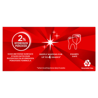 Colgate Optic White Advanced Icy Fresh Teeth Whitening Toothpaste, 3.2 oz