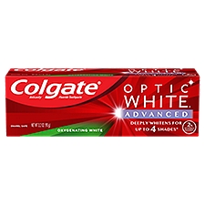 Colgate Optic White Advanced Vibrant Clean Toothpaste, 3.2 Ounce