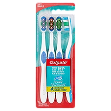 Colgate 360° Soft Toothbrushes Value Pack, 4 count, 4 Each