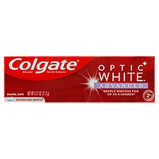 Colgate Optic White Advanced Anticavity Fluoride Toothpaste, 0.75 oz