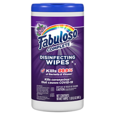 Fabuloso Complete All Purpose Cleaner Lavender Scent, Wipes