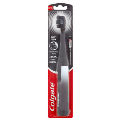 Colgate 360° Sonic Charcoal Soft Powered Toothbrush