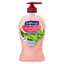 Softsoap Hand Soap Watermelon & Mint Hydrating, 11.3 Fluid ounce