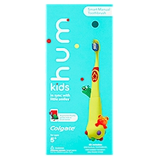 Hum kids by Colgate Smart Manual Toothbrush Set, Yellow