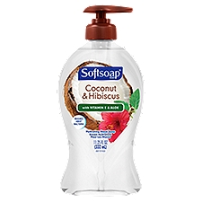 Softsoap Hydrating Liquid Hand Soap, Coconut & Hibiscus - 11.25 Fluid Ounce