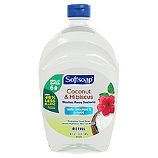 Softsoap Moisturizing Liquid Hand Soap Refill, Coconut & Hibiscus - 50 Fluid Ounce