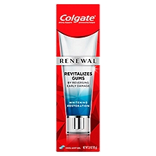 Colgate Renewal Gum Toothpaste Whitening Restoration Cool Mint Gel, 3 Ounce