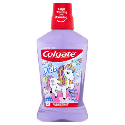 Colgate Kids Bubble Fruit Anticavity Fluoride Rinse, 16.9 fl oz