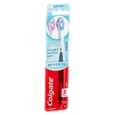 Colgate Renewal Ultra Soft Toothbrushes, 2 count