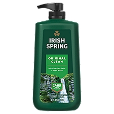 Irish Spring Original Clean Body Wash for Men, 30 Oz Pump