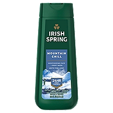 Irish Spring Mountain Chill for Men, Body Wash, 20 Fluid ounce