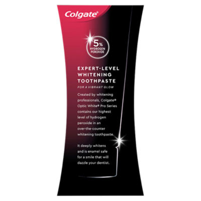 Colgate Optic White with Charcoal Teeth Whitening Toothpaste