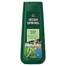 Irish Spring Aloe Mist for Men, Body Wash, 20 Fluid ounce