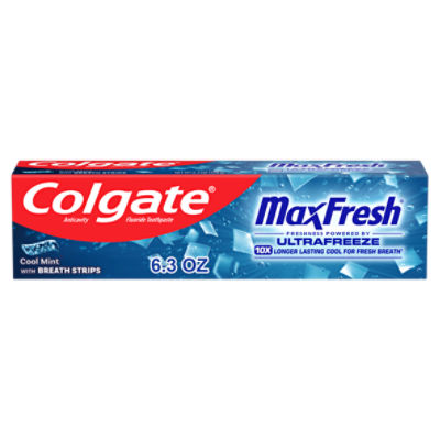 Colgate MaxFresh Clean Mint Anticavity Fluoride Toothpaste, 6.3 oz