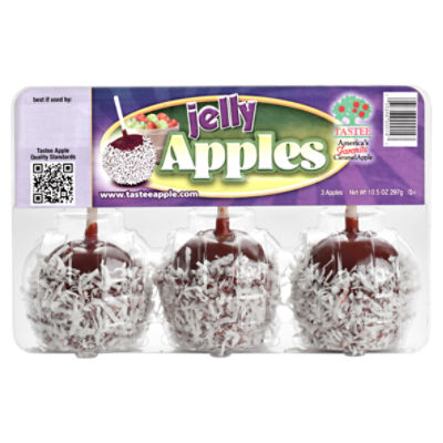 Tastee Jelly Apples, 3 count, 10.5 oz
