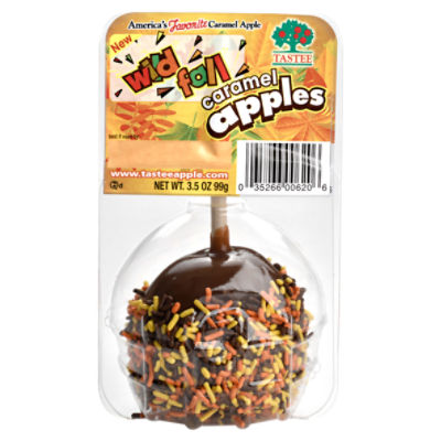 Tastee Wild Fall Caramel Apples, 3.5 oz, 1 Each