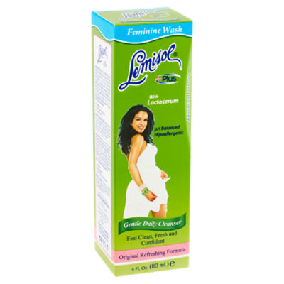 Lemisol +Plus Feminine Wash Gentle Daily Cleanser, 4 fl oz