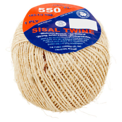 The T.W. Evans Cordage Company 550 ft 1 Ply Sisal Twine