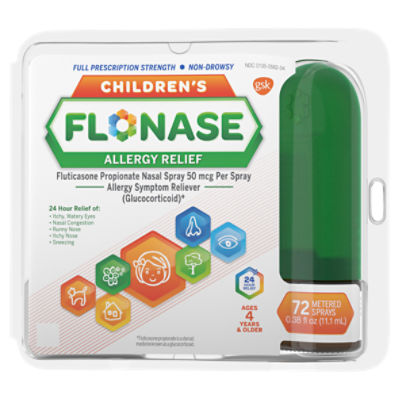 Flonase Children's Allergy Relief Nasal Spray, Non Drowsy Allergy ...