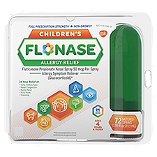 Flonase Children's Allergy Relief Nasal Spray, Non Drowsy Allergy Medicine - 72 Sprays