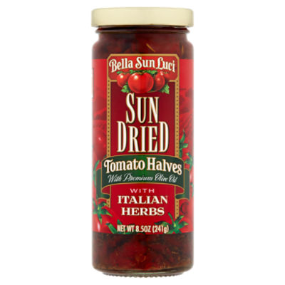 Bella Sun Luci Sun Dried Tomato Halves with Premium Olive Oil, 8.5 oz, 8.5 Ounce