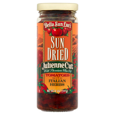 Bella Sun Luci Julienne Cut Sun Dried with Italian Herbs Tomatoes, 8.5