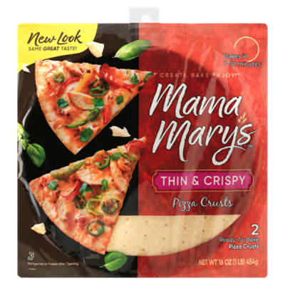 Mama Mary's 12'' Thin Pizza Crust 2Pack