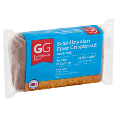 GG Exceptional Fiber Original Scandinavian Fiber Crispbread, 3.5 oz