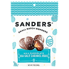 Sanders Milk Chocolate Sea Salt Caramel Eggs Limited Edition, 7 oz, 7 Ounce