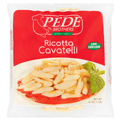 Pede Brothers Ricotta Cavatelli Pasta, 16 oz