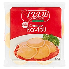 Pede Brothers Jumbo Round Cheese Ravioli Pasta, 13 oz