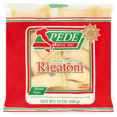 Pede Home Style Cheese Stuffed Rigatoni Pasta, 12 oz
