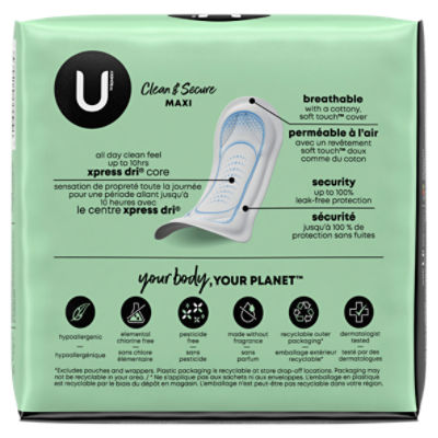 U By Kotex Security Regular Maxi Pads