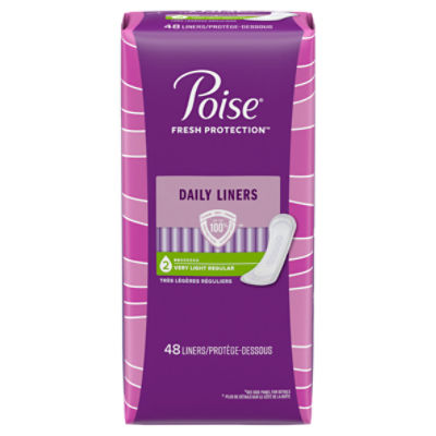 Poise Very Light Absorbency Liner, Long (132 Count), 1 unit - Jay C Food  Stores