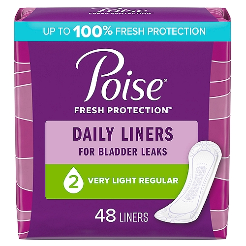 With trusted 3-in-1 protection for dryness, comfort and odor control, Poise Incontinence Pads softly curve in the middle to give you the confidence and protection you need