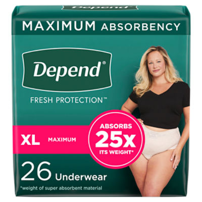 Always Discreet Boutique Low-Rise Incontinence Underwear Size L