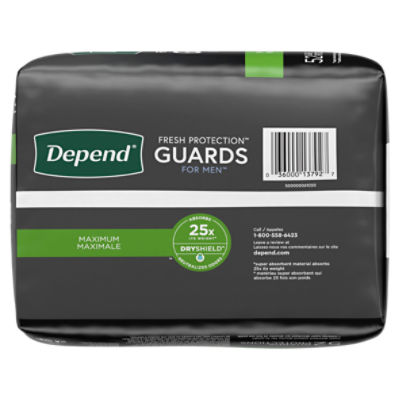 Depend Incontinence Guards/Incontinence Pads For, 56% OFF