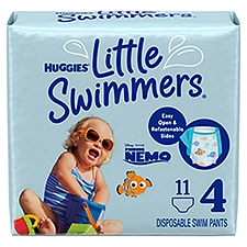 Huggies Little Swimmers Disposable Swim Diapers, Size 4 (24-34 lbs)