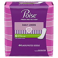 Poise Very Light Incontinence Panty Liners - Long, 44 Each