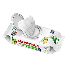 Huggies Natural Care Unscented Sensitive Baby Wipes, 56 Each