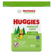 Huggies Natural Care Wipes, 184 Each