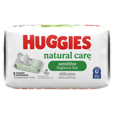 Huggies Natural Care Sensitive Fragrance Free Wipes, 168 Count Image 12 of 13