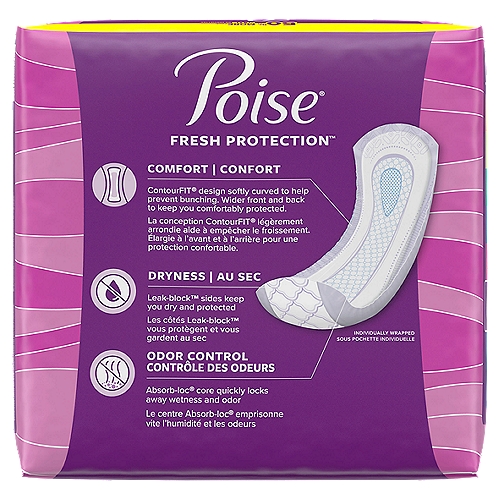 Poise Incontinence Pads & Postpartum Incontinence Pads 6 Drop Ultimate,  Long Length Pads - The Fresh Grocer